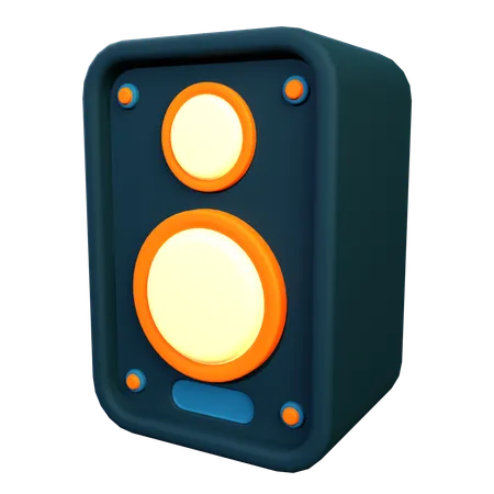 Speaker  3D Icon