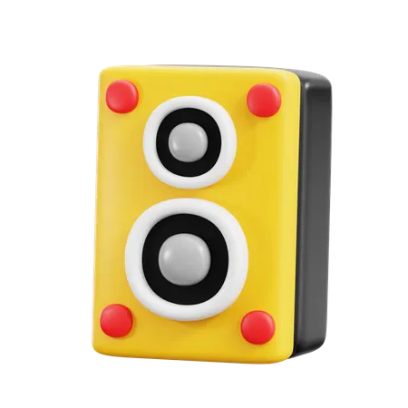 Speaker  3D Icon