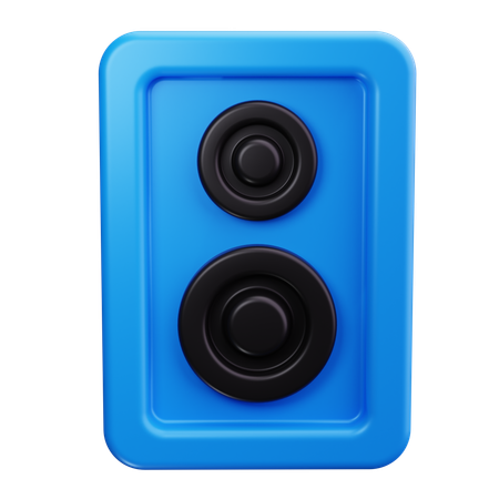 Speaker  3D Icon