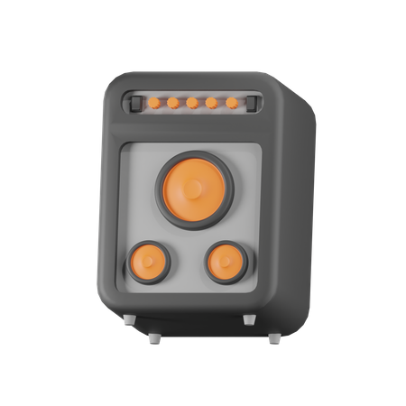 Speaker  3D Icon