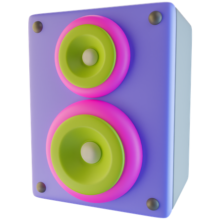 Speaker  3D Icon