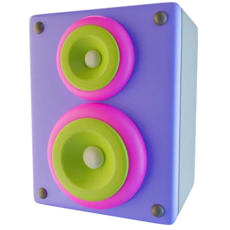 Speaker  3D Icon