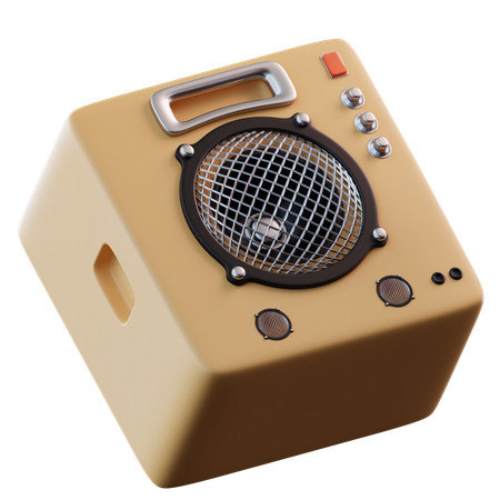 Speaker  3D Icon