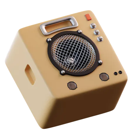 Speaker  3D Icon