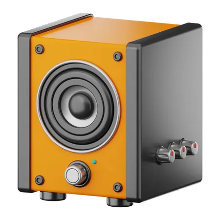 Speaker  3D Icon