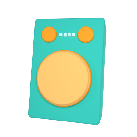 Speaker  3D Icon