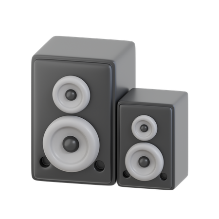 Speaker  3D Icon