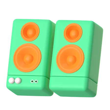 Speaker  3D Icon