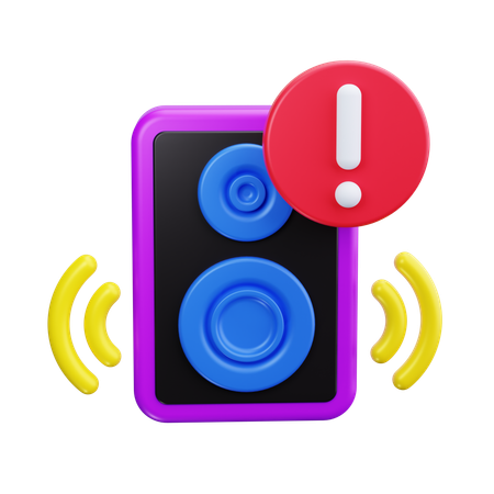 Speaker  3D Icon