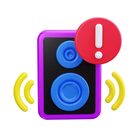 Speaker  3D Icon