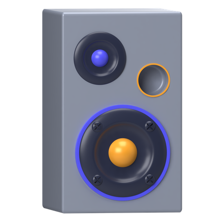 Speaker  3D Icon