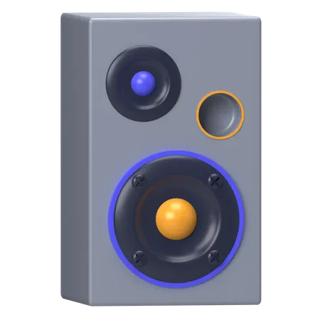 Speaker  3D Icon