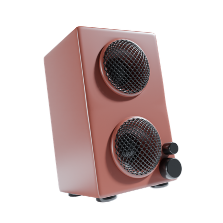 Speaker  3D Icon