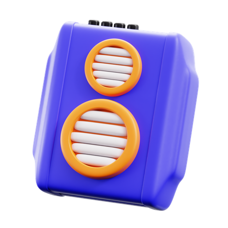 Speaker  3D Icon