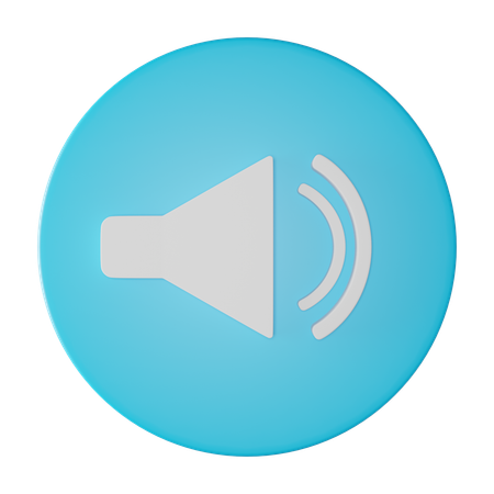 Speaker  3D Icon