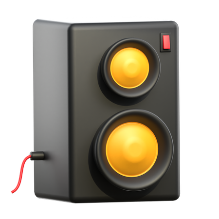 Speaker  3D Icon