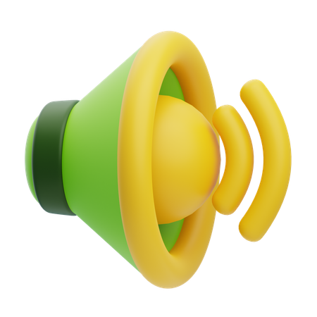 Speaker  3D Icon