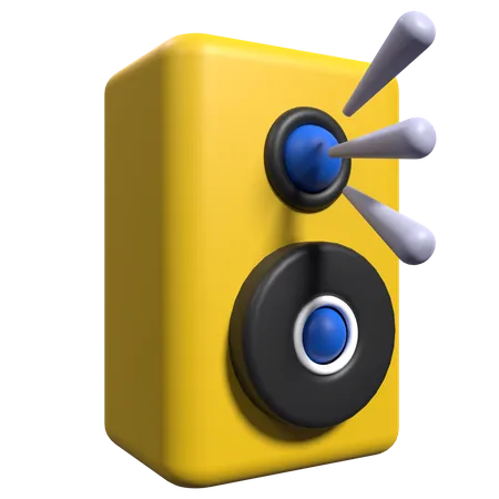 Speaker  3D Icon