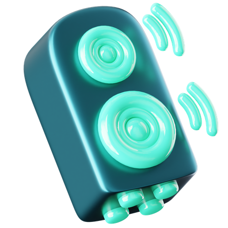 Speaker  3D Icon