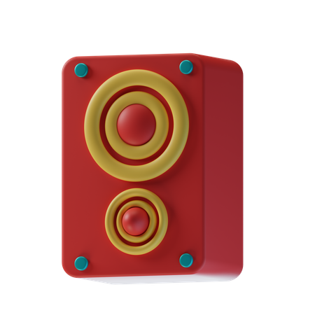 Speaker  3D Icon