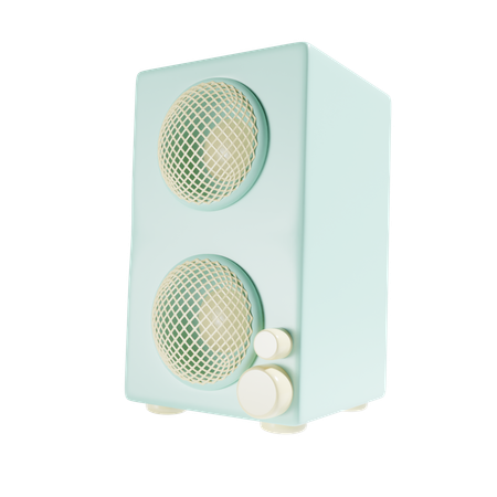 Speaker  3D Icon