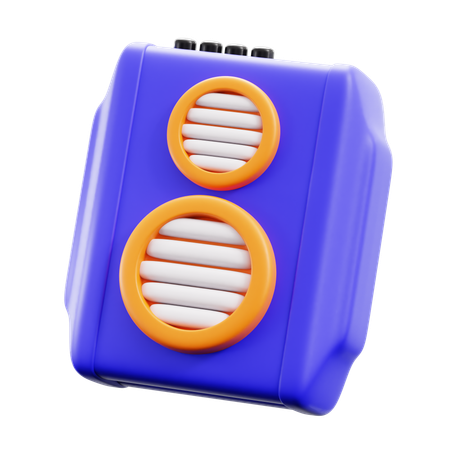 Speaker  3D Icon