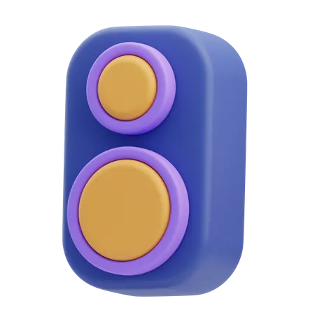 Speaker  3D Icon