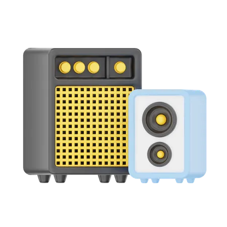 Speaker  3D Icon