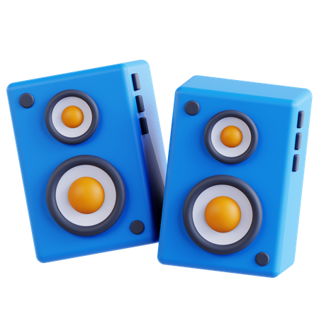 Speaker  3D Icon