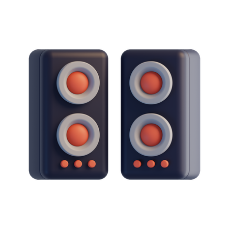 Speaker  3D Icon