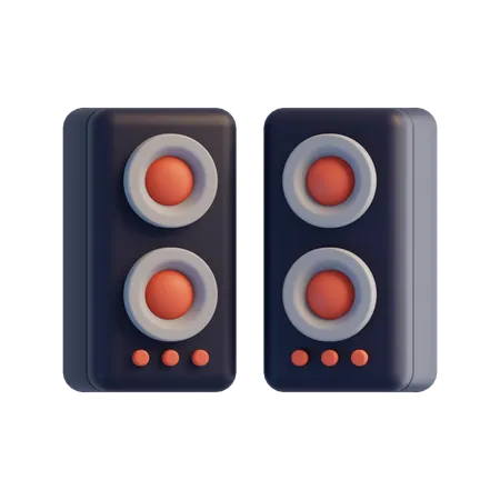 Speaker  3D Icon