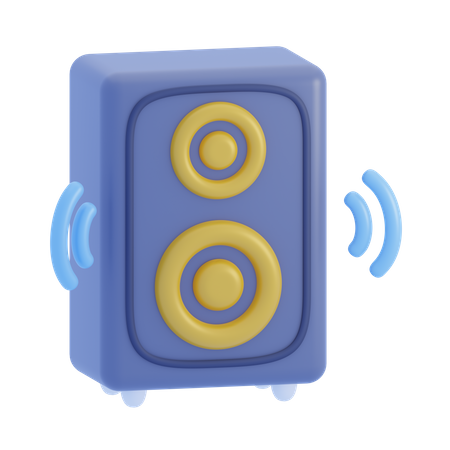 Speaker  3D Icon