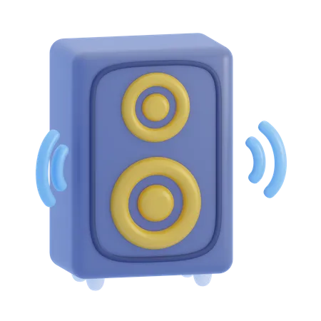 Speaker  3D Icon