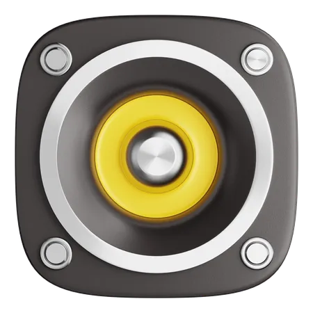 Speaker  3D Icon