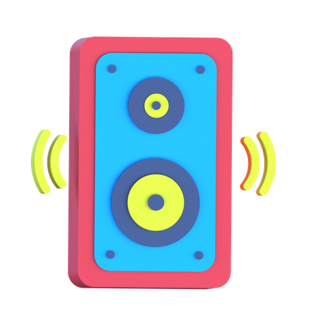 Speaker  3D Icon