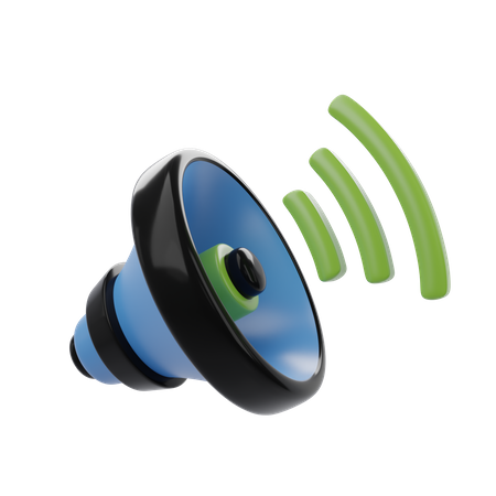 Speaker  3D Icon