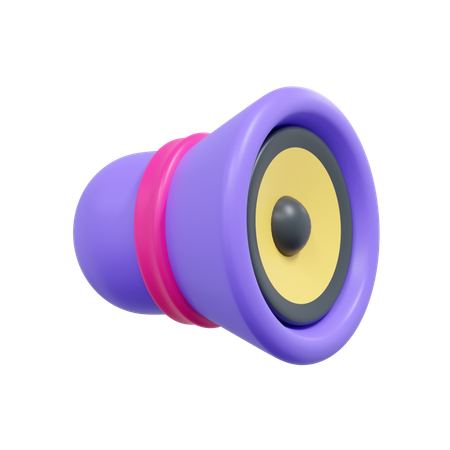 Speaker  3D Icon