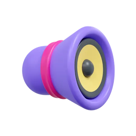 Speaker  3D Icon