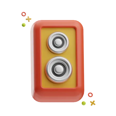 Speaker  3D Icon