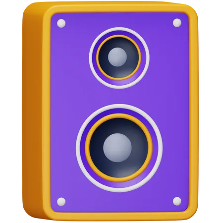 Speaker  3D Icon