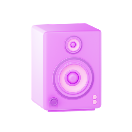 Speaker  3D Icon