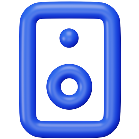 Speaker  3D Icon
