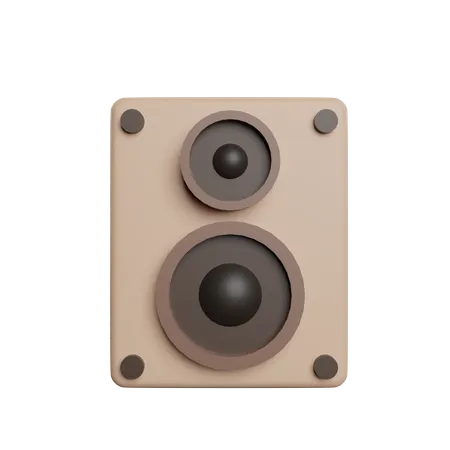Sound Speaker Audio 3D Illustration