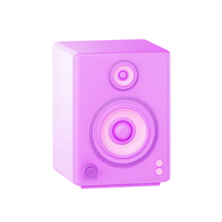 Speaker  3D Illustration