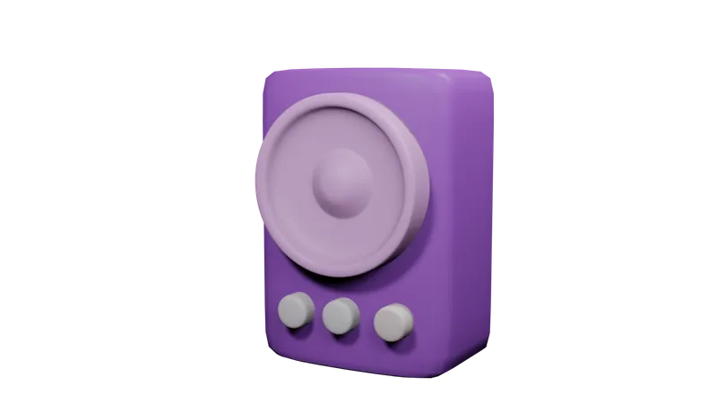 Speaker Downolad This Item Now 3D Icon