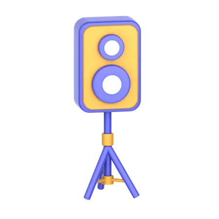 Speaker Stand  3D Icon