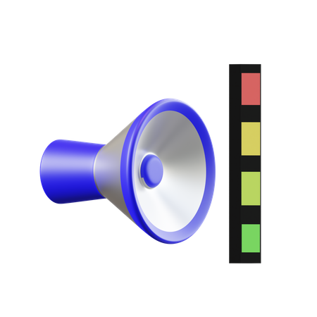 Speaker Volume  3D Icon