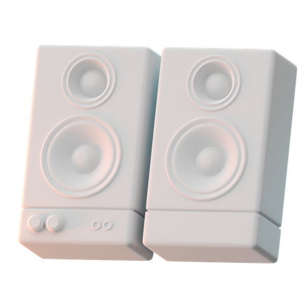 Speakers  3D Icon