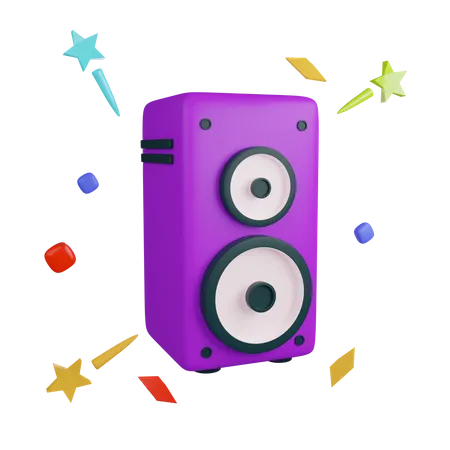 Speakers  3D Icon