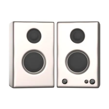 Speakers  3D Icon